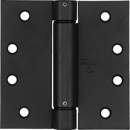 NATIONAL 4 In. Oil Rubbed Bronze Square Spring Door Hinge N350793